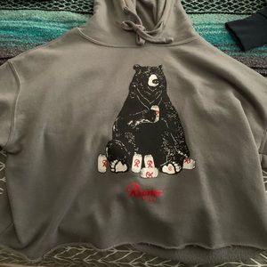 Rainier bear crop sweatshirt